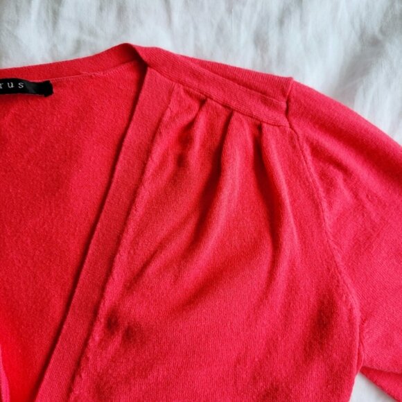 Cyrus Cardigan Pink V-Neck M - Picture 3 of 8